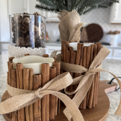 Super Easy DIY Cinnamon Stick Scented Candle