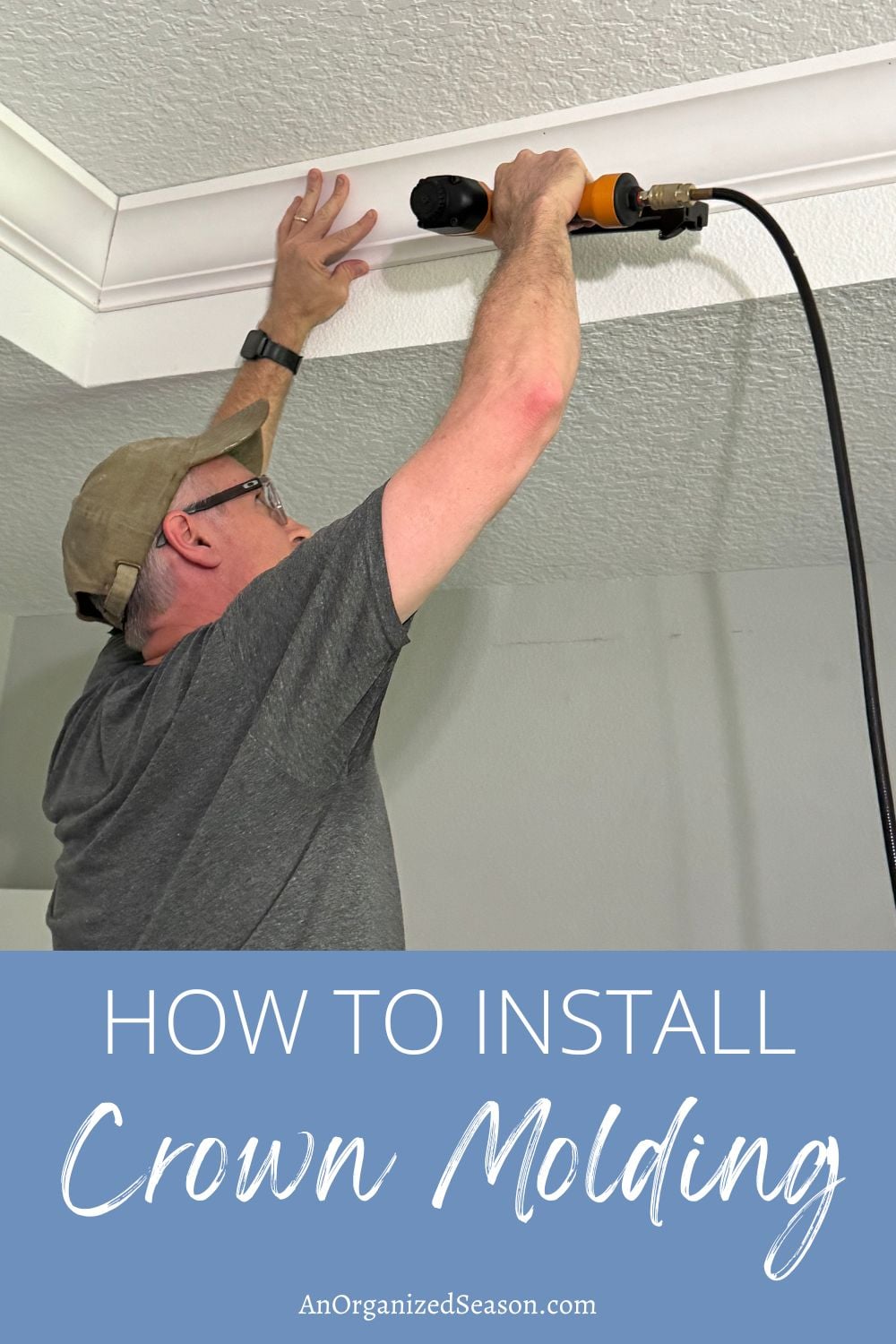 How to Install Crown Molding in a Bedroom - An Organized Season