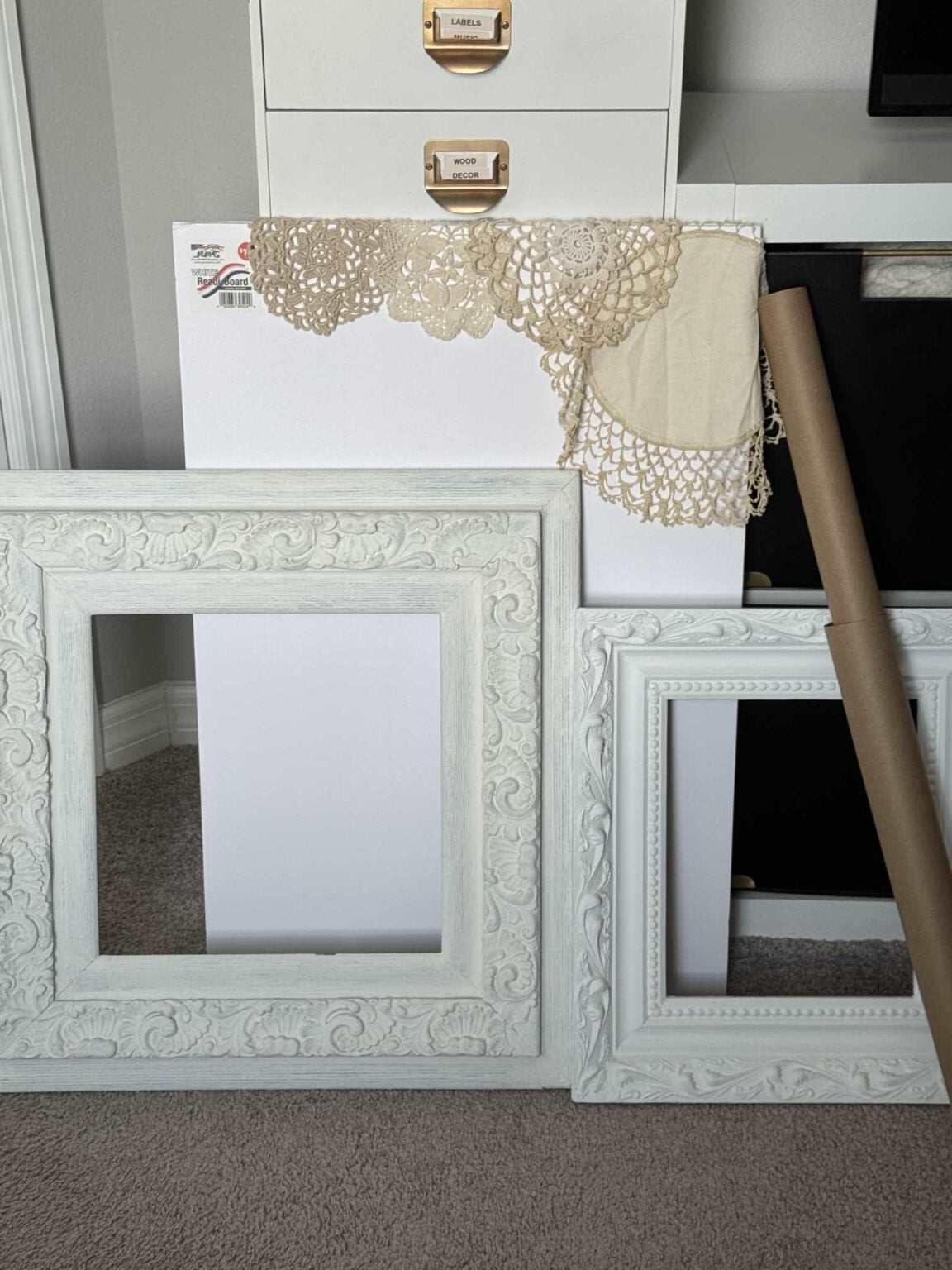 Easy Way to Turn Vintage Doilies into Stunning Wall Art - An Organized ...