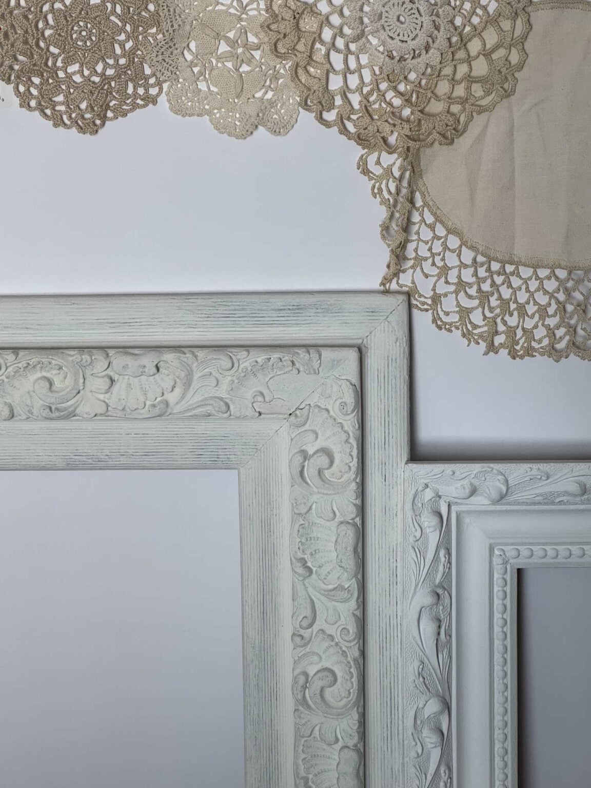 Easy Way to Turn Vintage Doilies into Stunning Wall Art - An Organized ...