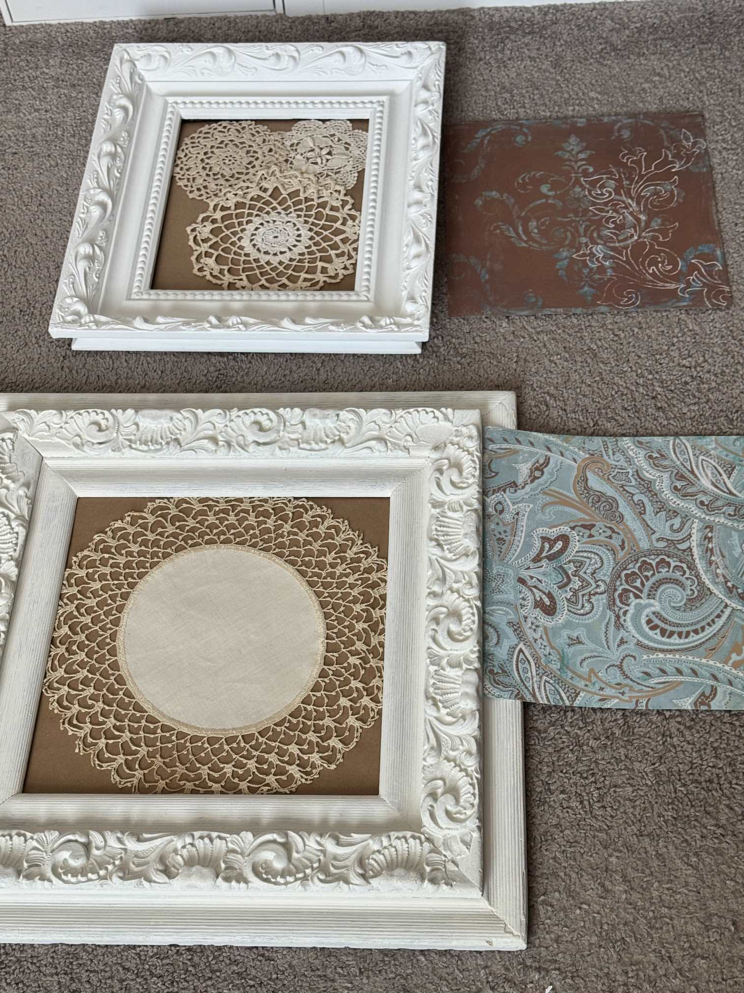 Easy Way to Turn Vintage Doilies into Stunning Wall Art - An Organized ...