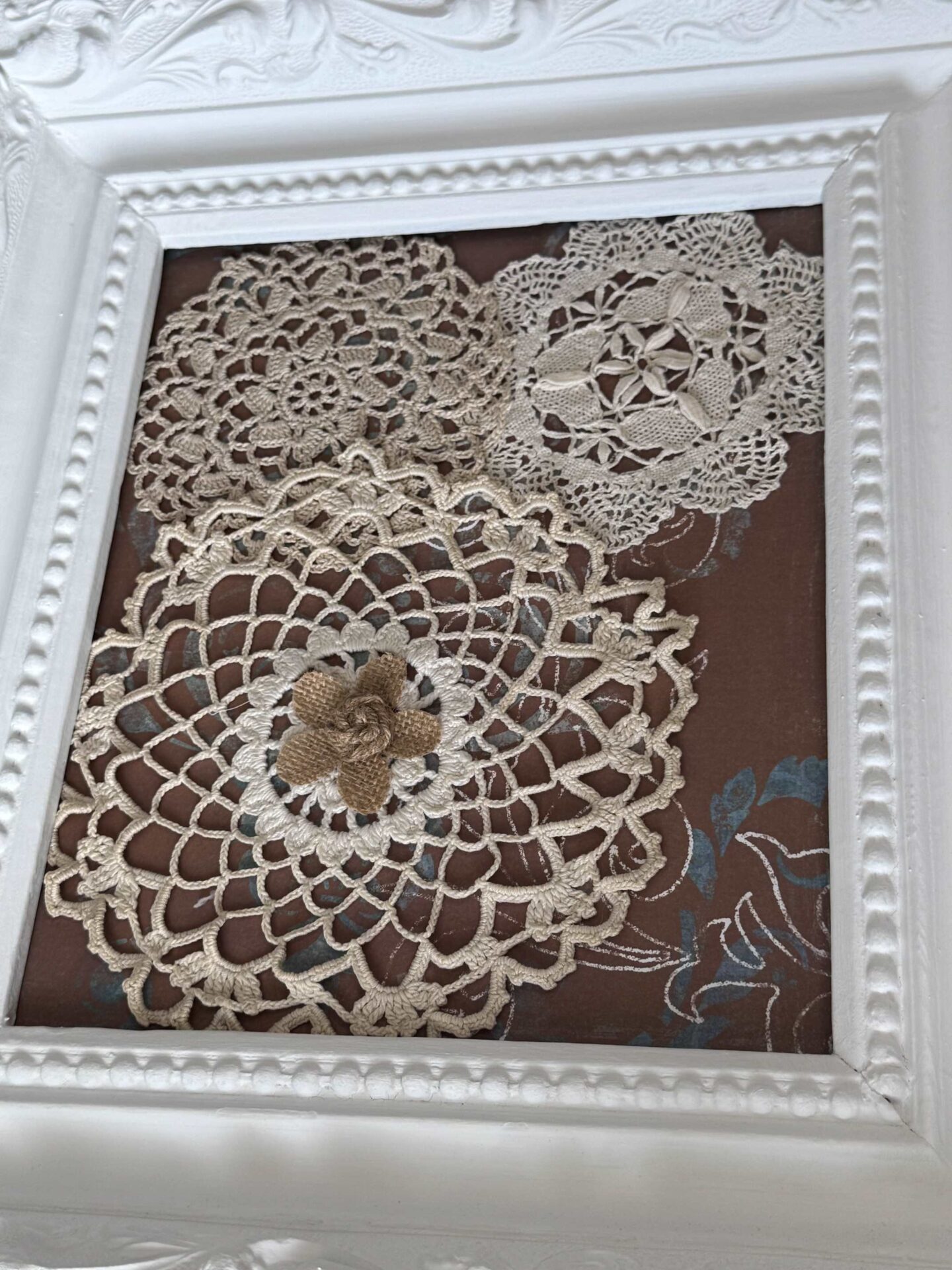 Easy Way to Turn Vintage Doilies into Stunning Wall Art - An Organized ...