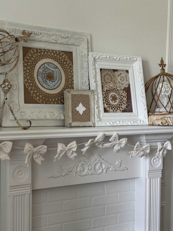 Easy Way to Turn Vintage Doilies into Stunning Wall Art - An Organized ...