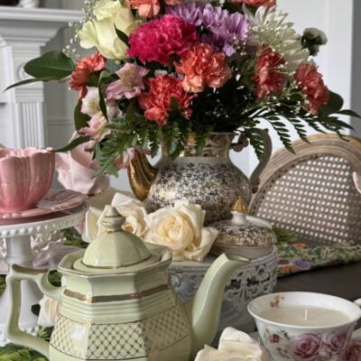 Create a Unique Garden Tea Party Tablescape for Mother’s Day