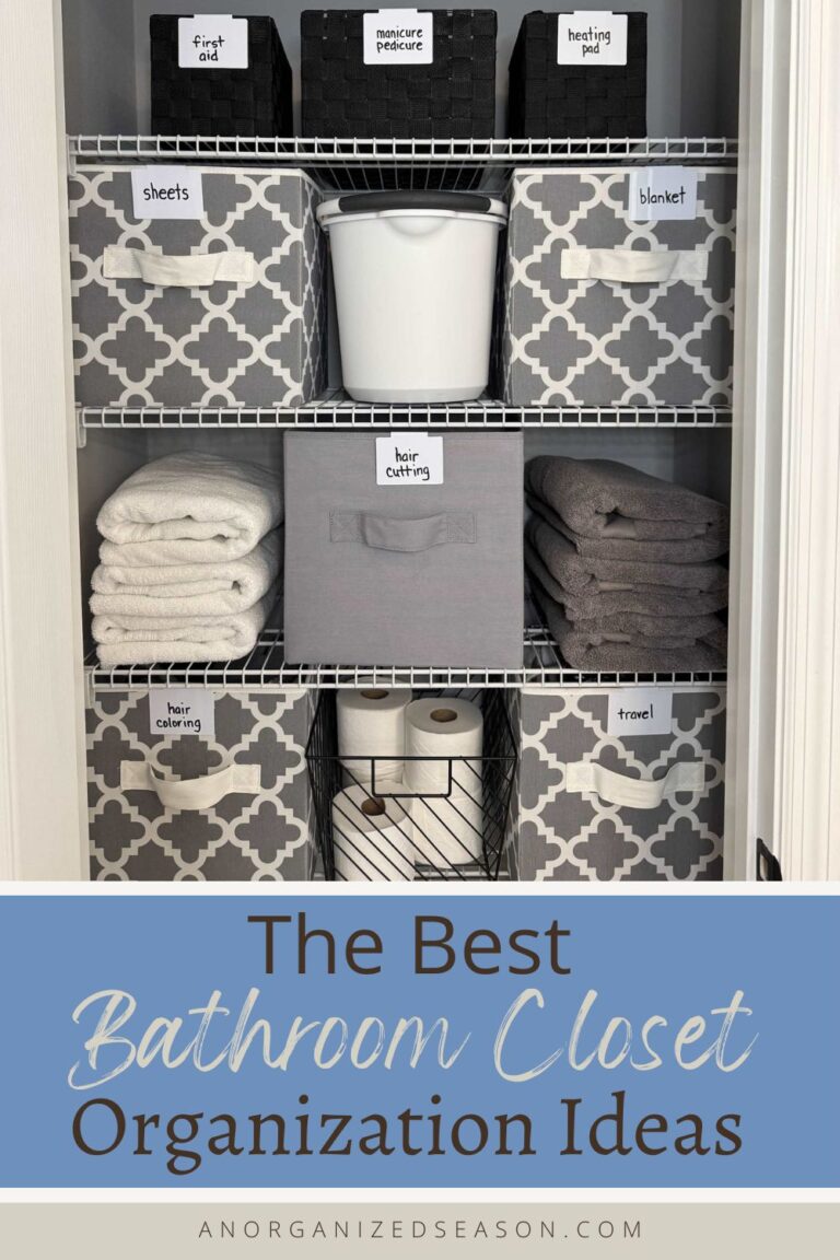 The Best Bathroom Closet Organization Ideas to Maximize Storage - An ...