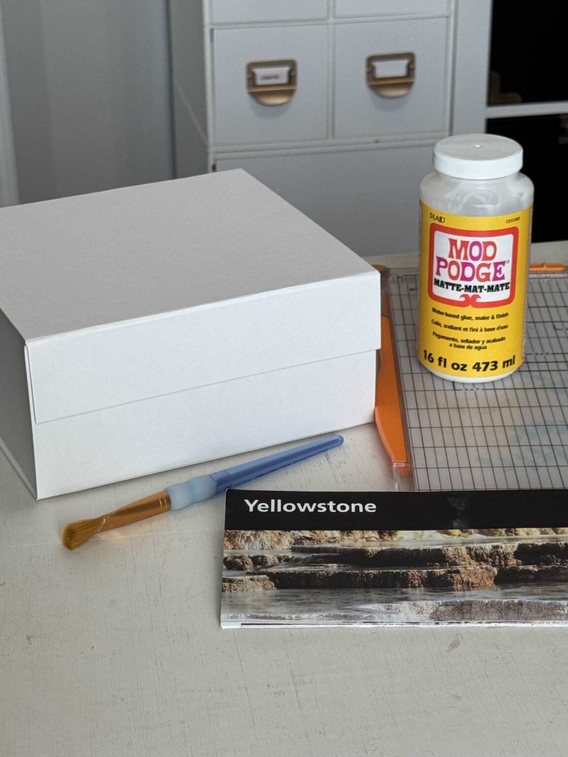 Easily Create a DIY Memory Box With a Map - An Organized Season