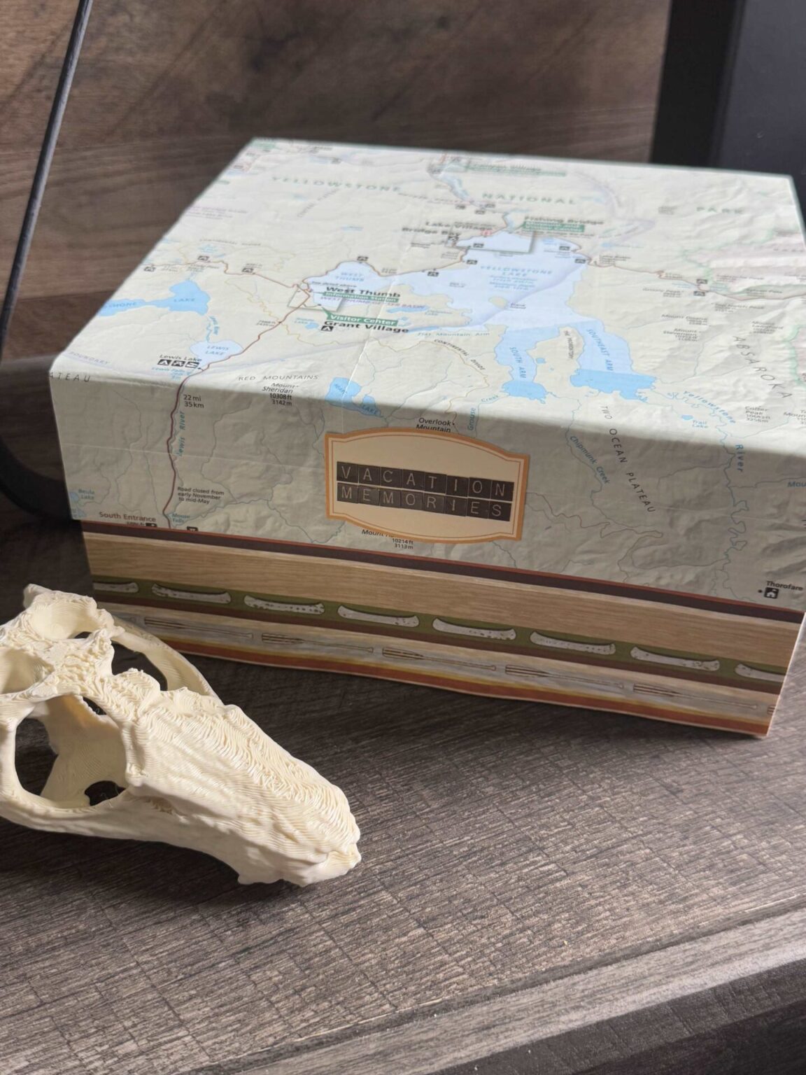 Easily Create a DIY Memory Box With a Map - An Organized Season