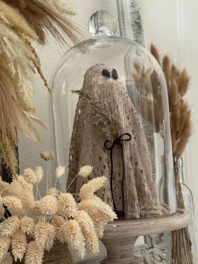 Vintage ghost in a cloche.