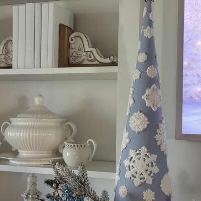 How to Make Air-Dry Clay Snowflakes for DIY Trees