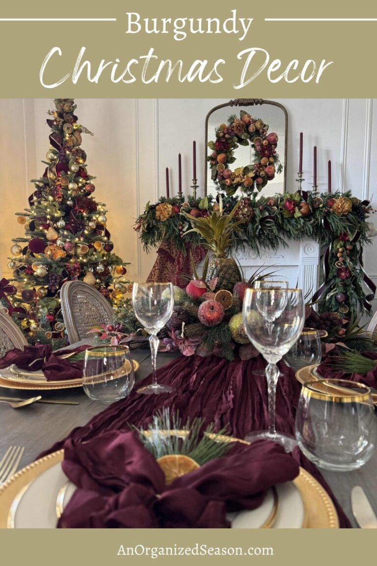 Beautiful Burgundy Christmas Decor Ideas For Your Dining Room - An ...