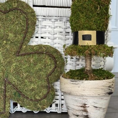 DIY St. Patrick’s Day Topiary (Easy Dollar Tree Makeover)