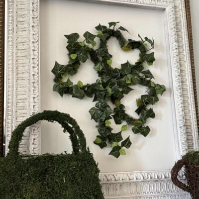 DIY St. Patrick’s Day Wreath from a Dollar Tree Shamrock
